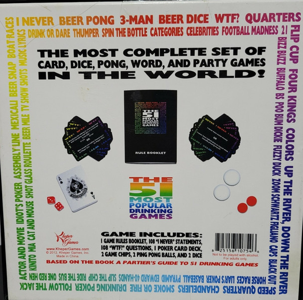 The 51 Most Popular Drinking Games