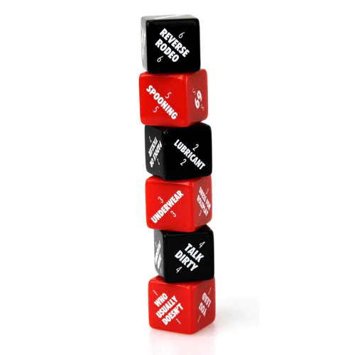 Sexy 6 Sex Edition Dice