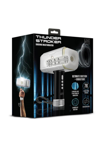Thunder Stroker Sucking Masturbator