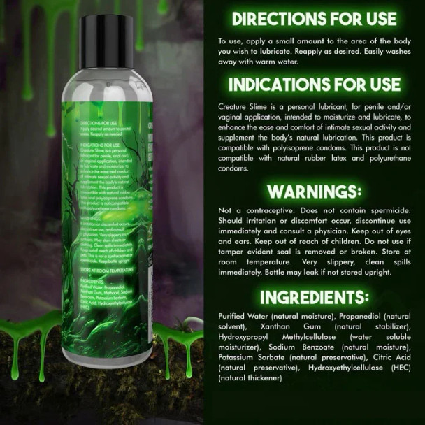 Creature Slime Water-Based Lubricant