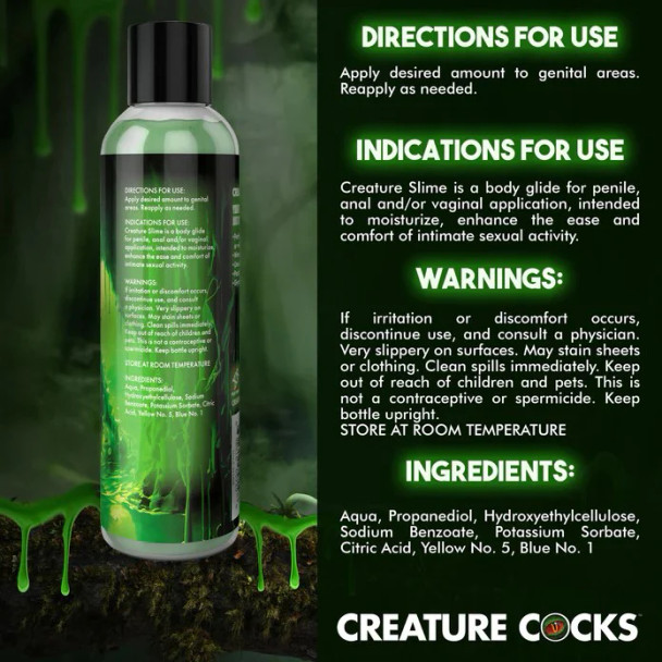 Green Slime Water Based Lubricant