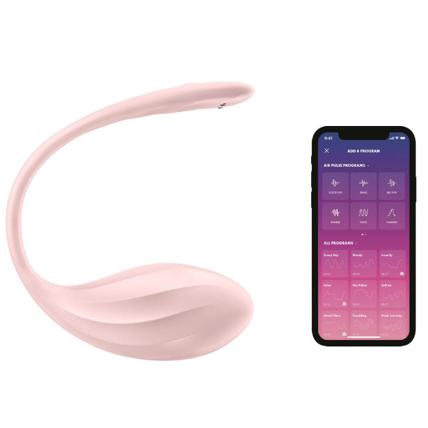 Ribbed Petal App Remote Wearable Vibrator