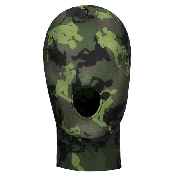 Army Theme Mask With Mouth Opening