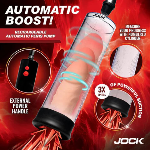 Jock Rechargeable Automatic Penis Pump