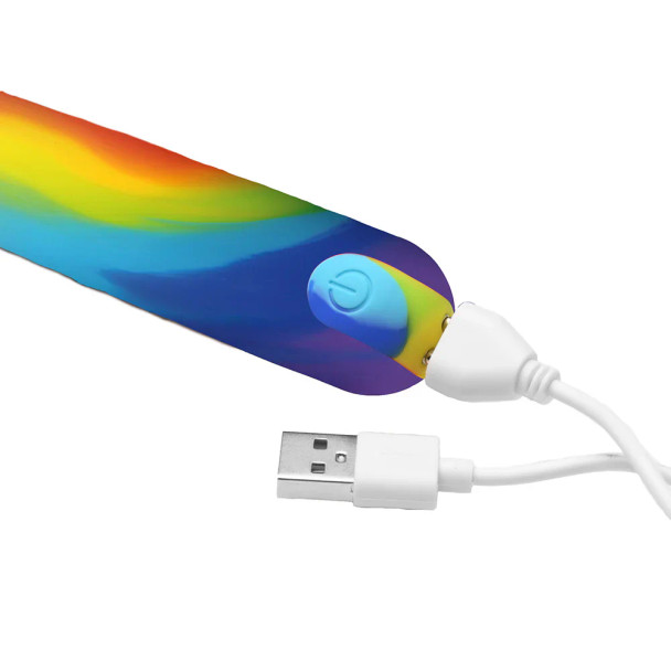 Rainbow Silicone Vibrator