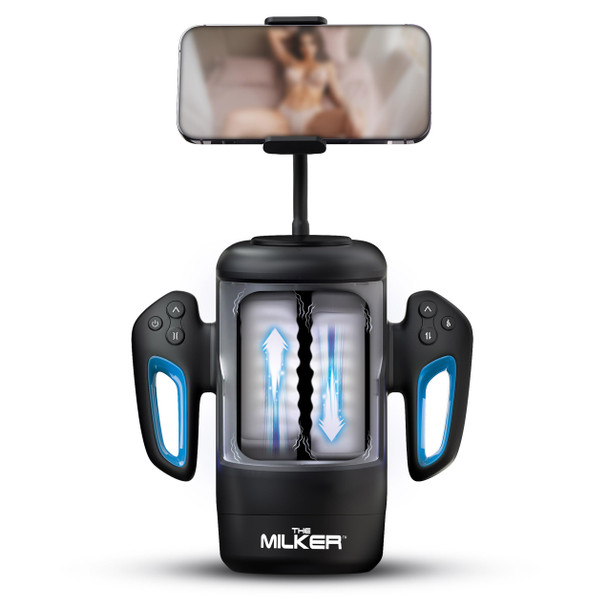 Cyber Milker Stroking & Vibrating Masturbator