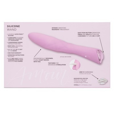 Amour Silicone Wand Vibrator