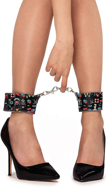 Tattoo Printed Ankle Cuffs