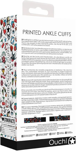 Tattoo Printed Ankle Cuffs