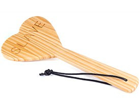 Slave Wood Heart Paddle