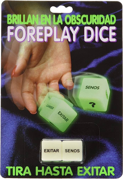 Glow In The Dark Foreplay Dice(spanish)