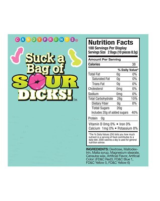 Suck A Bag Of Sour Dicks! 3oz.