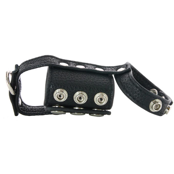 Cock Ring w/ 2" Ball Stretcher & Weight Ring