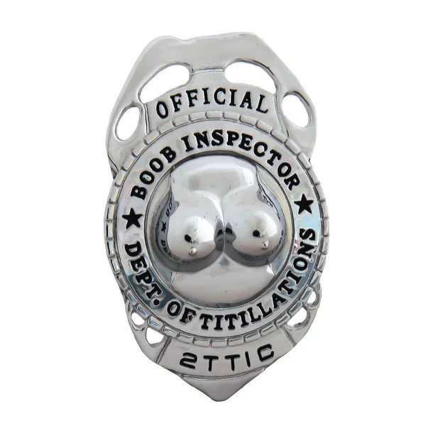Boob  Inspector Badge