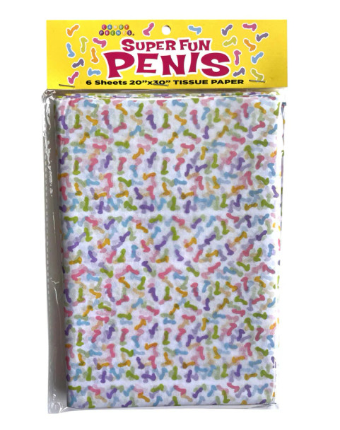 Super Fun Penis Tissue Paper