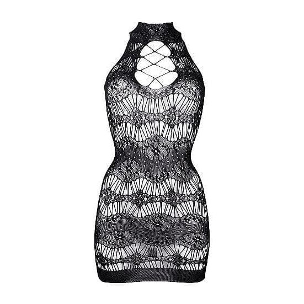 Mini Dress w/ Lace-Pattern