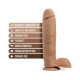 10" Au Naturel Dual Density Dildo