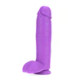 Neo 10" Dual Density Dildo w/ Balls