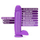 Neo 10" Dual Density Dildo w/ Balls