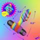 Vibrating Rainbow Butt Plug