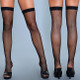 Nylon Fishnet Thigh Highs
