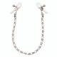 Crystal Chain Nipple Clamps