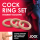 Discreet Silicone Cock Ring Set