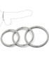 3pc Stainless Steel Cock Ring Set