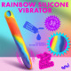 Rainbow Silicone Vibrator
