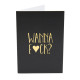 Naughty Notes Greeting Card w/ Lubes - Wanna