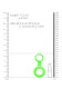 Glow Cock Ring And Ball Strap