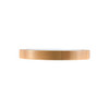 A bamboo wireless charger with a sleek, circular design and a smooth surface, featuring a natural wood finish.
