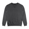 A classic unisex sweatshirt in a charcoal grey colour, featuring a simple design and ribbed cuffs.