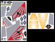 Flite Test SkyFX Master Series EA 18G  Shadowhawks Decal Set