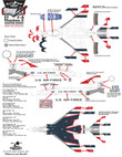 SkyFX MS F4 Thunderbirds Decal Set