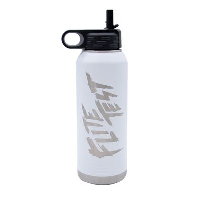 FT 32oz Insulated Water Bottle- White