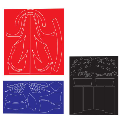 FT Yak-55 XL Patriotic Decal Set FT Yak-55 XL Patriotic Decal Set