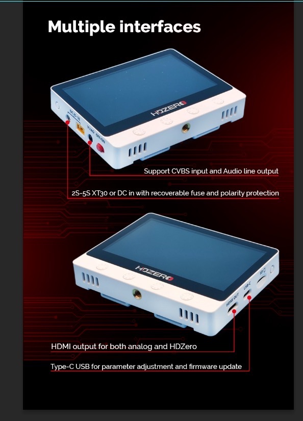 HDZero Monitor – Tiny Whoop