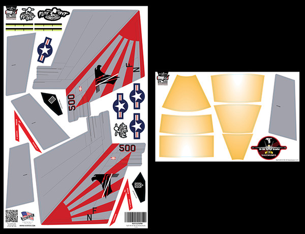 Flite Test SkyFX Master Series EA 18G  Shadowhawks Decal Set