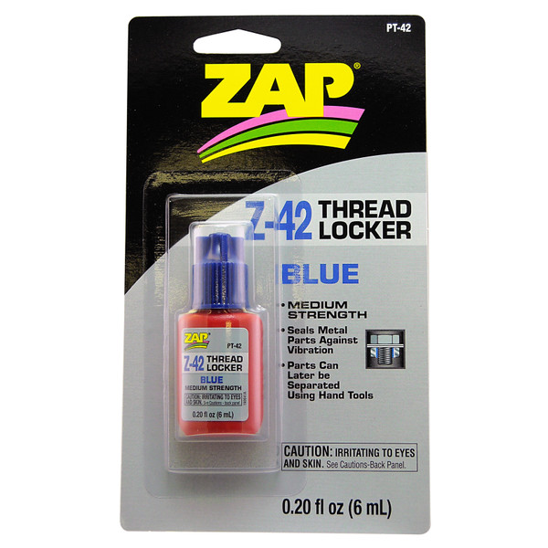 Z42 Blue Threadlock RC Plane Building Materials Flite Test