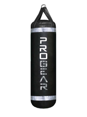 PROGEAR 4FT 80LB MMA MUAY THAI HEAVY PUNCHING BAG MADE IN USA(SILVER)