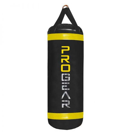 PROGEAR 4FT XL 150LB MMA BOXING MUAY THAI HEAVY PUNCHING BAG MADE IN USA FILLED(YELLOW)