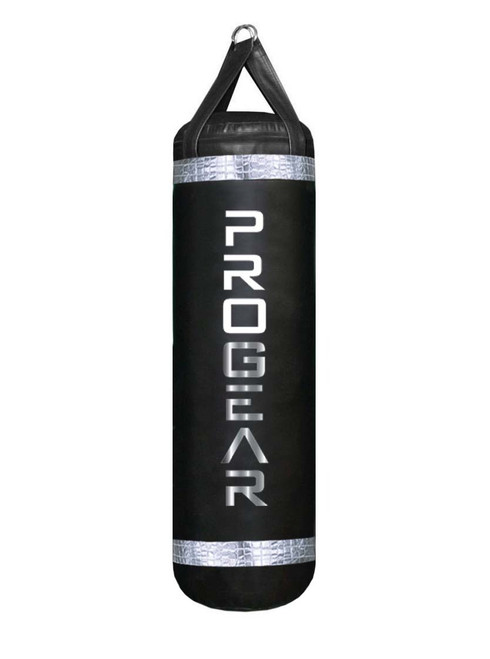 PROGEAR 4FT 80LB MMA MUAY THAI HEAVY PUNCHING BAG MADE IN USA(SILVER)