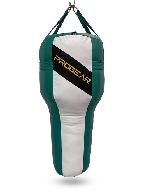PROGEAR HEAVY ANGLE PUNCHING BAG FILLED(GREEN-WHITE)