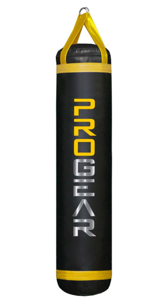 PROGEAR 6FT 150LB MMA MUAY THAI HEAVY PUNCHING BAG FILLED MADE IN USA(YELLOW)
