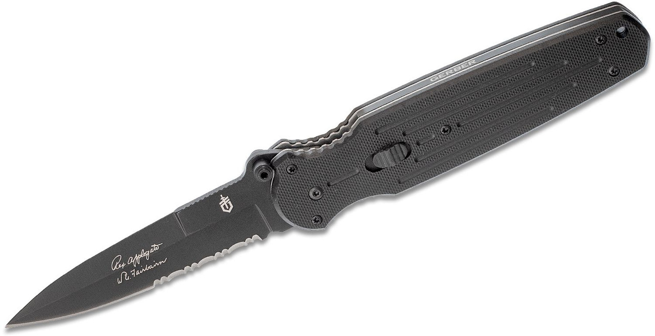 ノンFシェイプEX　１本 Gerber USA Applegate Fairbairn (Covert Folder ?) ATS-34 First