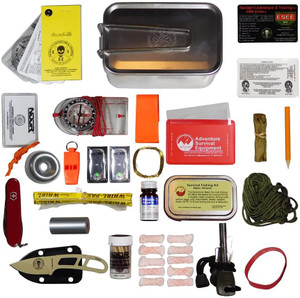 Mess Tin Survival Kit with Candiru Knife