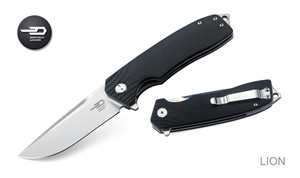 Bestech Lion Black G10 Folding Knife BG01A