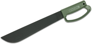 Camp Plus Machete  1075 Blade  Green Molded Plastic Handle