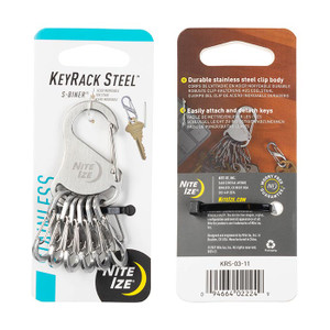 KeyRack Steel S-Biner- Stainless